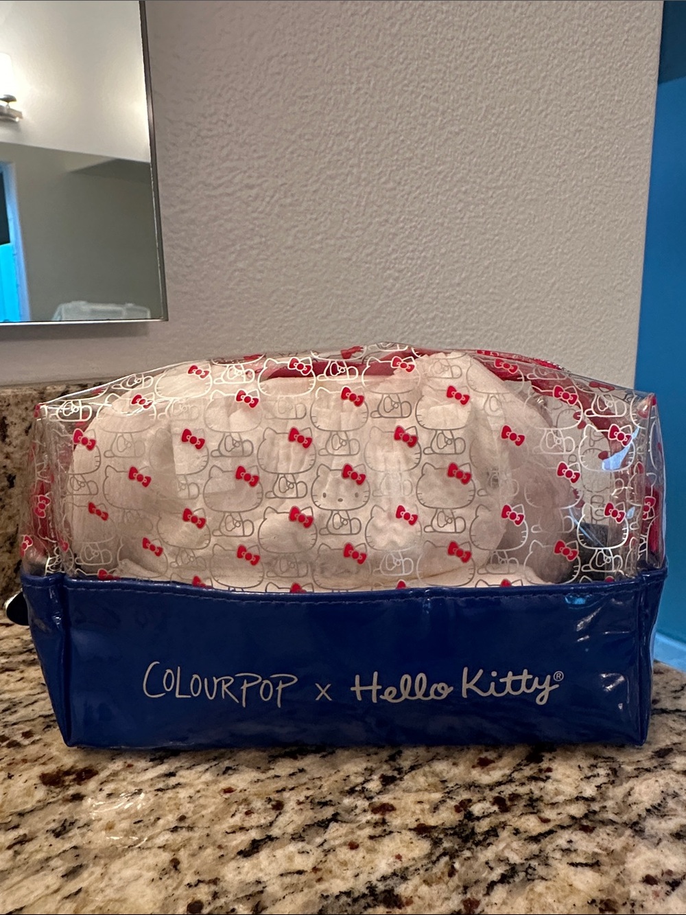 ColourPop x Hello Kitty Clear Cosmetic Bag